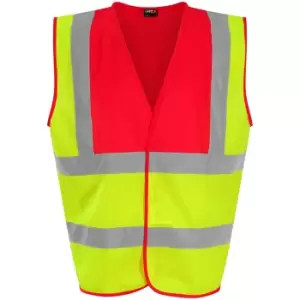 Image of PRO RTX High Visibility Unisex Waistcoat (XL) (Yellow/Red)