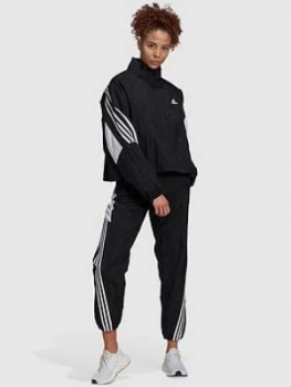 Image of adidas Woven Gameti Tracksuit - Black, Size XS, Women