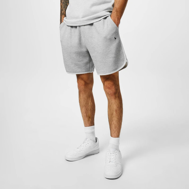 Image of Jack Wills Waffle Shorts - Cream Cream S