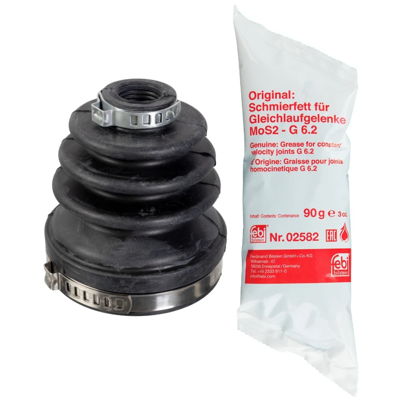 Image of FEBI BILSTEIN 179763 CV Boot transmission sided, Thermoplast Thermoplast Bellow,drive shaft (194)