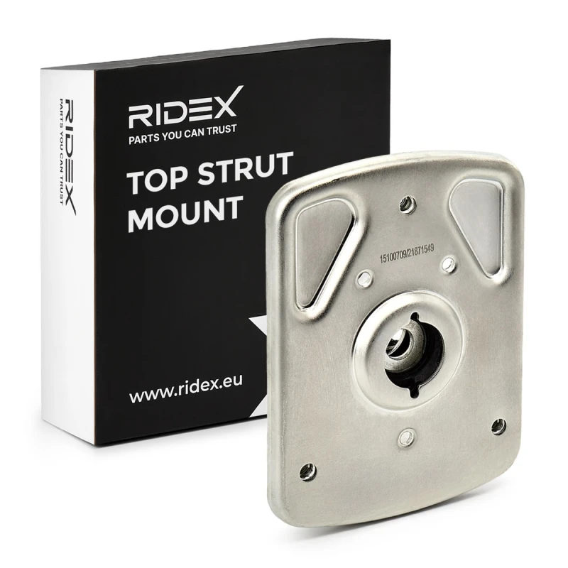 Image of RIDEX 1180S1504 Top strut mount Front Axle Right Suspension Strut Support Bearing (1180)