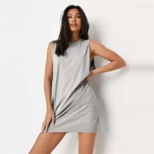 image of Missguided VEST DRESS - Grey