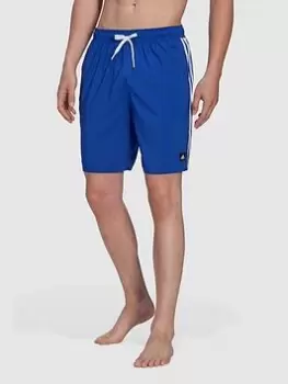 Image of adidas Sportswear 3-stripes Clx Swim Shorts, Blue, Size L, Men