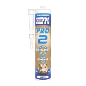 Image of Hippo Pro2 Sealant & Adhesive 310ml Cartridge White
