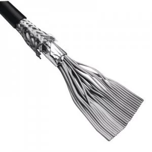 Image of 3M 7000058383 Ribbon cable Contact spacing: 1.27mm 50 x 0.08 mm² Black, Grey Sold per metre