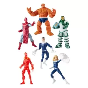 image of Marvel Legends Retro Collection Action Figures 15cm Fantastic Four 2021 Wave 1 Assortment (6)