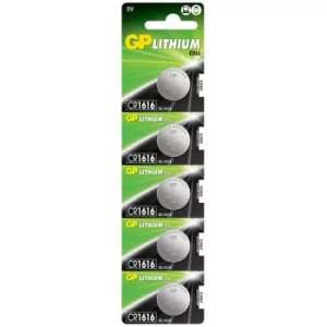 Image of GP GPPBL1616028 CR1616 Lithium Cell (Card 5)