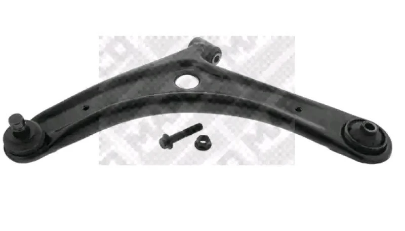 Image of MAPCO 59967 Suspension arm Control Arm, Sheet Steel, Lower, with rubber mount Sheet Steel Track Control Arm (273)