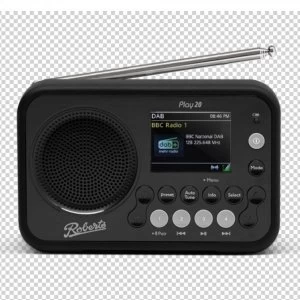 Image of PLAY20-BLK Play 20 DAB+ & FM Portable Radio - Black