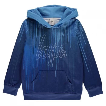 image of Hype Pullover Hoodie Junior Boys - Blue