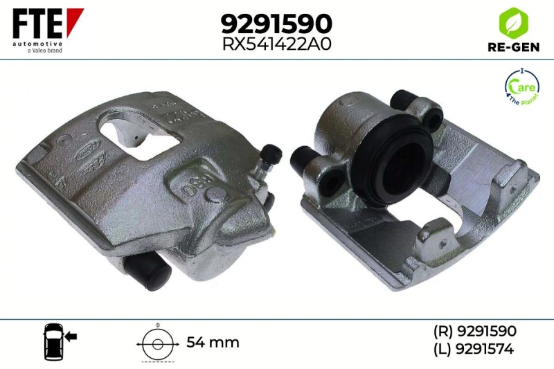 Image of Brake caliper FTE 9291590