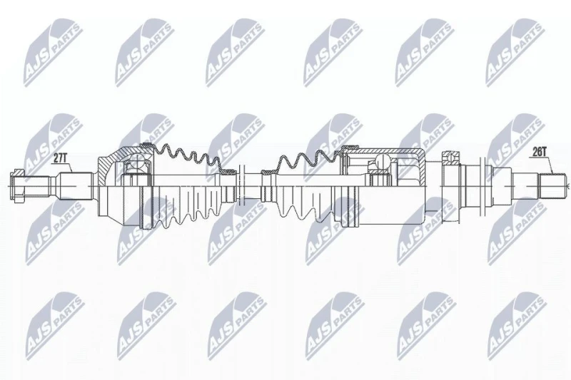 Image of NTY Drive shaft NTY NPW-FR-131