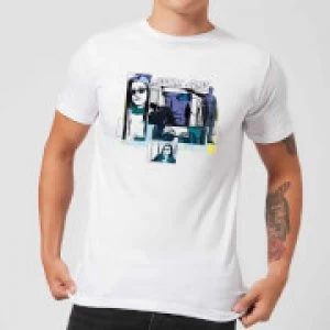Image of Marvel Knights Jessica Jones Comic Panels Mens T-Shirt - White - 3XL