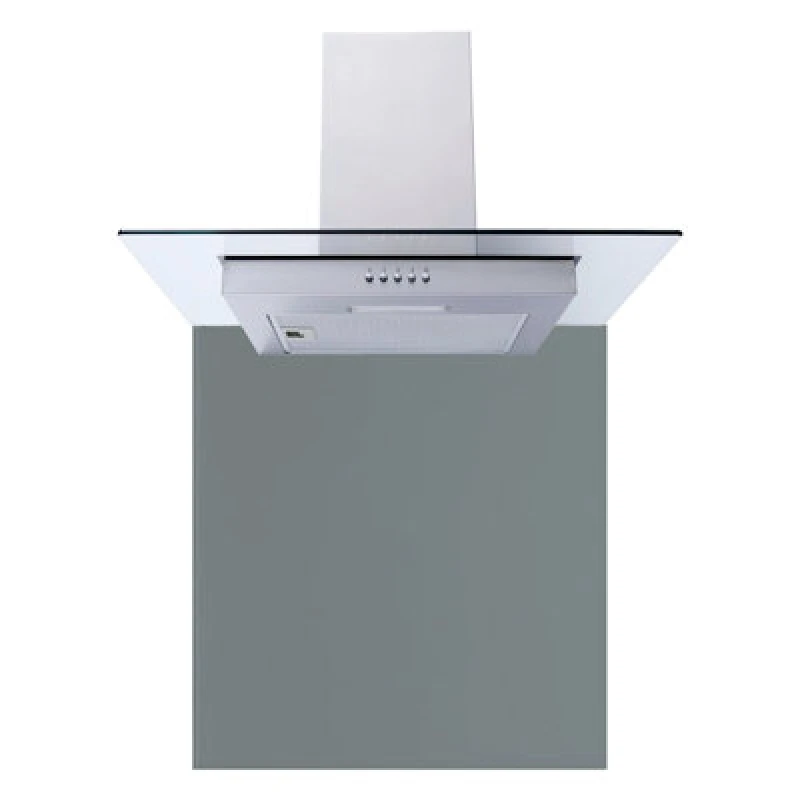 Image of SIA Grey Toughened Kitchen Glass Splashback 60cm x 75cm - SP60GY Grey unisex