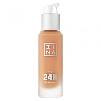 Image of 3INA Makeup The 24H Foundation 30ml (Various Shades) - 641 Dark Sand