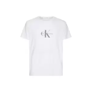 Image of Calvin Klein Arch Monogram T Shirt - White