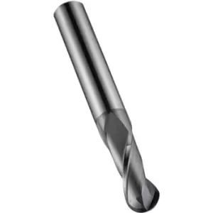 image of S501 5.00MM Carbide 2 Flute Ball Nosed Short Series Slot Drill - X-Ceed Coated