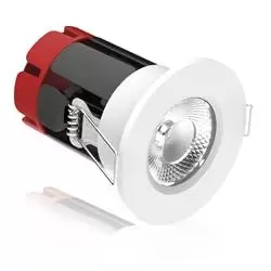 image of Aurora 8.5W Fixed Dimmable Integrated Downlight IP65 Cool White - AU-FRLD811B/40