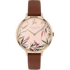 Sara Miller Pink And Tan Fashion Watch - Sa2092 - multicoloured