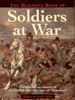 Image of The Mammoth Book of Soldiers at War by Jon E. Lewis Paperback