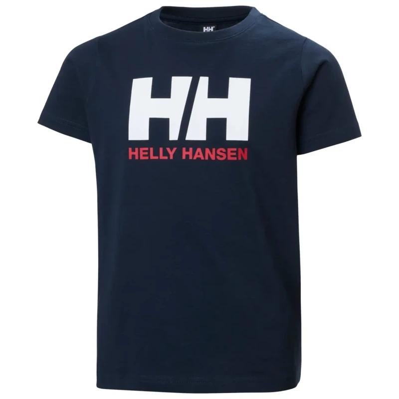 Image of Helly Hansen Kid's T-Shirt Helly Hansen Logo Bleu Unisex 10 ans
