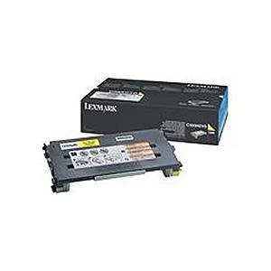 image of Lexmark 0C500H2YG Yellow Laser Toner Ink Cartridge