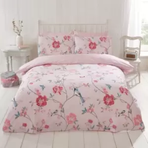 Image of Tranquility Pink Duvet Set - King