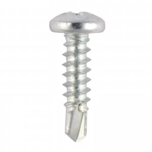 Image of Pan Head Self Drill Screw Zinc Plated 4.2mm 13mm Pack of 200