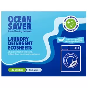 image of OceanSaver Laundry EcoSheets - Fresh Linen (30 washes)