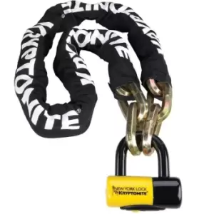 Image of Kryptonite New York Fahgettaboudit Chain and Padlock - Grey