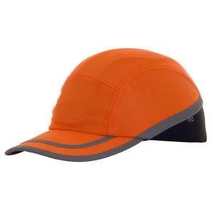 image of BBrand Safety Baseball Cap Orange Ref BBSBCOR Up to 3 Day Leadtime