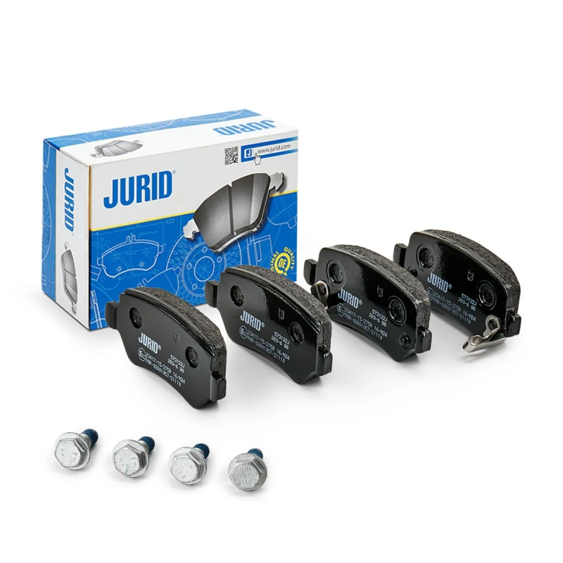 Image of JURID 573122J Brake pad set with acoustic wear warning, without accessories Brake Pad Set,disc brake (402)
