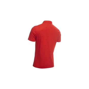 image of Calvin Klein Monogram Polo - Cayenne - M Size: Medium