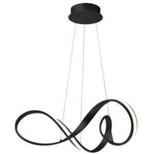 image of Cristal Record Lighting - Cristal Elegance LED Pendant Lamp 36W 2800Lm 3000K Black