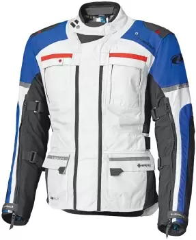 Image of Held Carese Evo GTX Motorcycle Textile Jacket, grey-blue, Size L, grey-blue, Size L