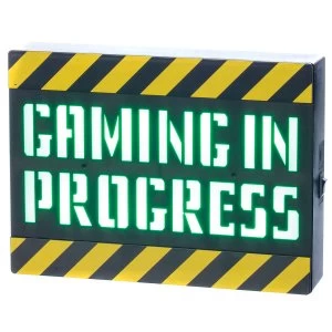 Image of Gaming In Progress A5 Lightbox - Gamer Lamp