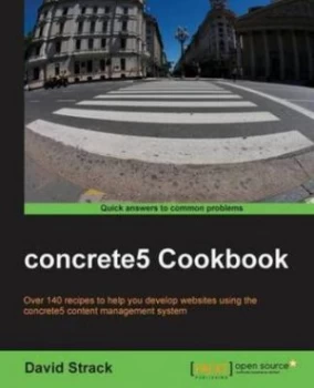 Image of Concrete5 Cookbook by David Strack Paperback