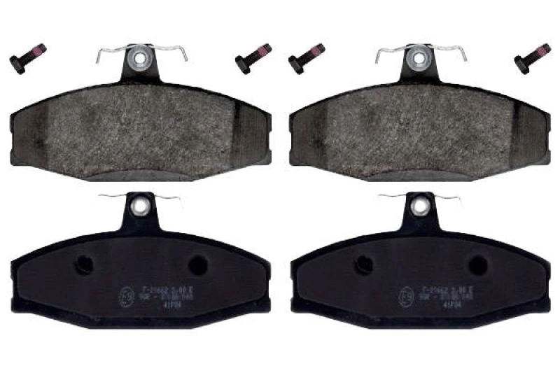 Image of SWAG 30 11 6209 Brake pad set Front Axle, with fastening material Brake Pad Set,disc brake (402)