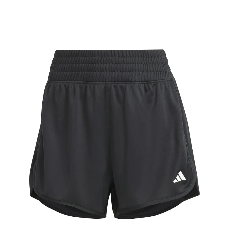 Image of Womens high-waisted knit shorts adidas Pacer Essentials Noir Female 2XL 5"