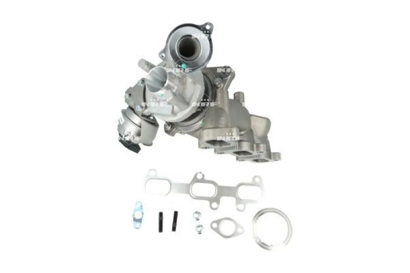 Image of NRF 90010127 Turbocharger with gaskets/seals, with exhaust manifold Charger,charging system (2234)