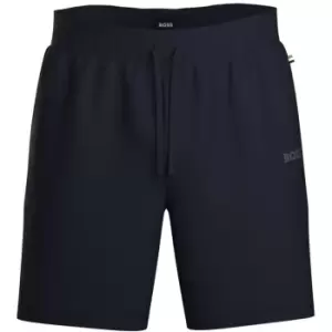 Image of Boss Waffle Shorts 10242355 01 - Blue