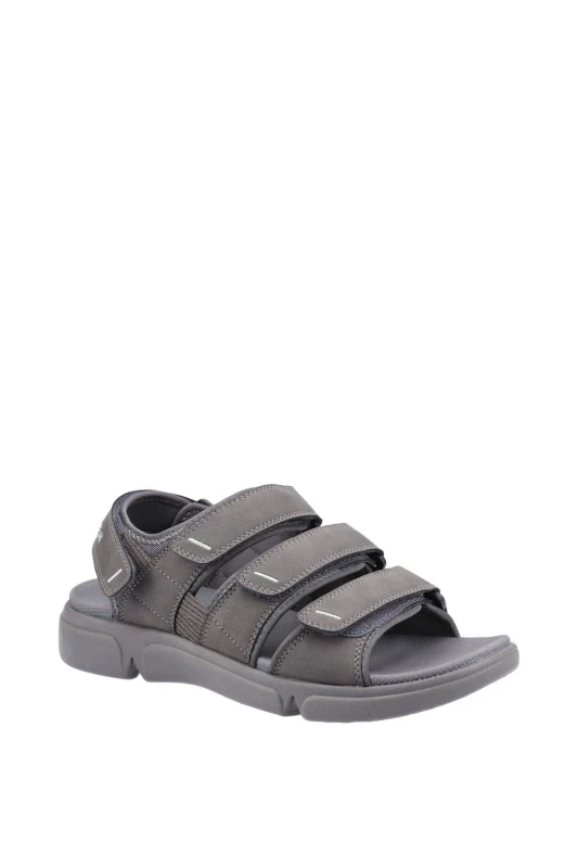 Image of Hush Puppies Hush Puppies Men 'Raul' Sandals in Grey Size: 8 Grey 8 Male 5038600824608