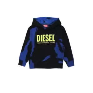 Diesel Tie Dye Hoodie - Black