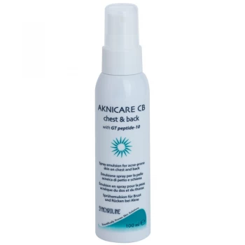 Image of Synchroline Aknicare CB Spray Emulsion for Acne-prone Skin on Chest and Back 100ml