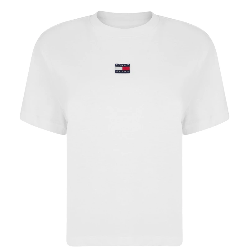 Image of Tommy Jeans Logo T-Shirt White YBR female 8 (XS)