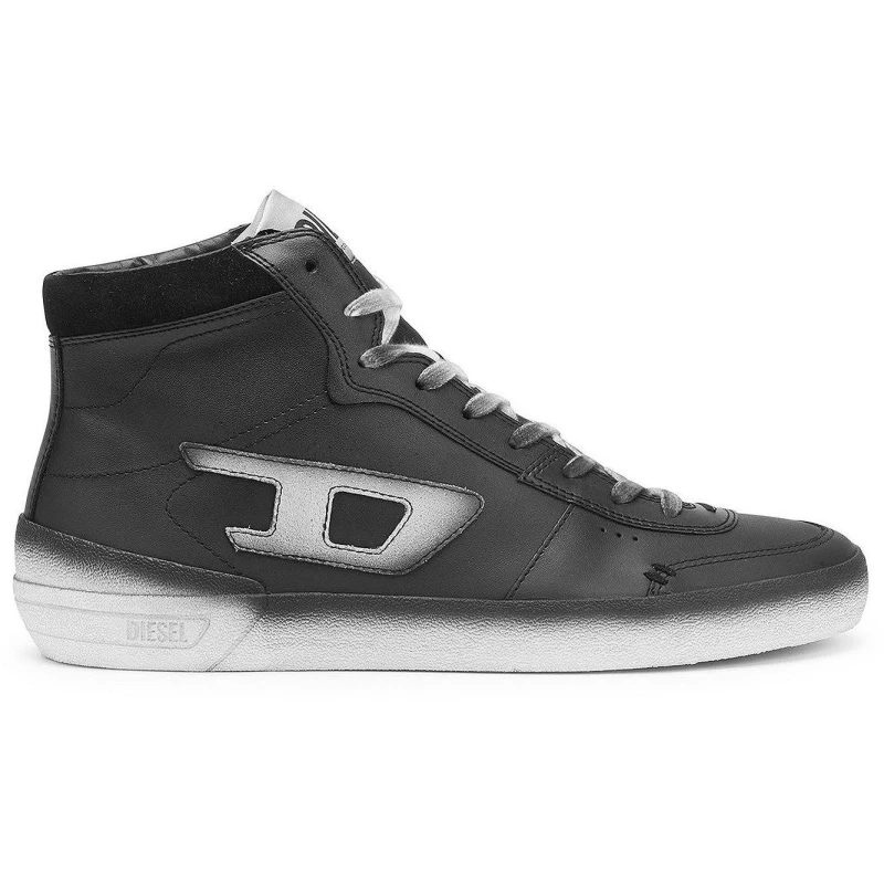 Image of Diesel Mens Chunky Trainers White/Black male 7.5 (41.5)