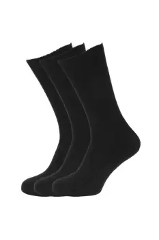 Image of Wool Blend Socks With Wool Padded Sole (Pack Of 3)