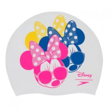 image of Speedo Minnie Mouse Cap Girls - Wht/Pink/Blue