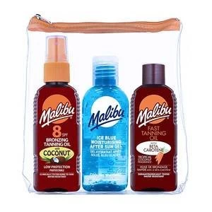 Image of Malibu SPF8 Coconut Tan Oil Ice Blue