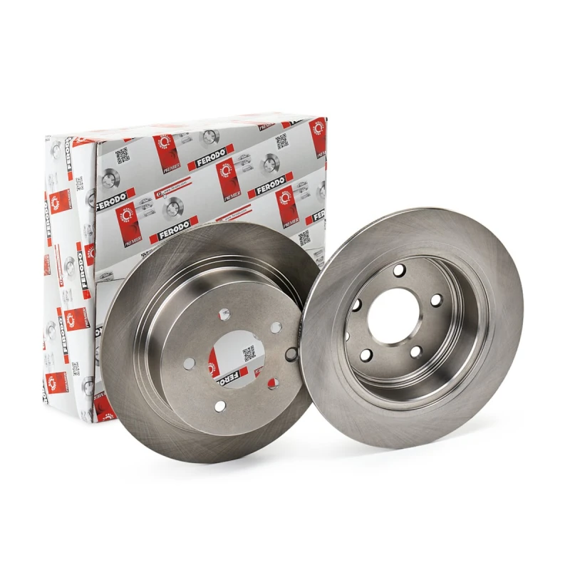 Image of FERODO DDF1590 Brake disc solid, Oiled, without bolts/screws Brake Disc (82)